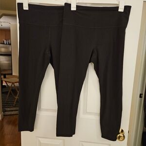 Athleta elation ultra high rise 7/8 leggings (2 pair)